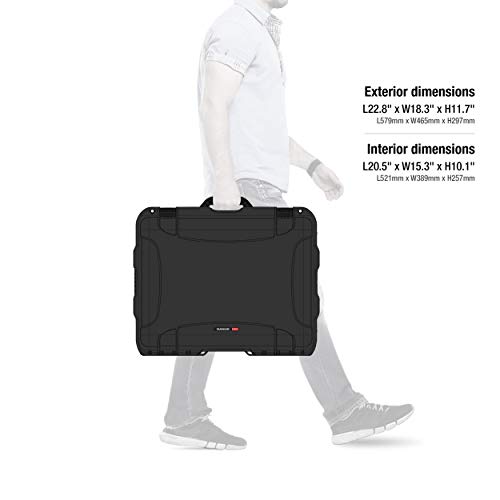 Nanuk 950 Waterproof Hard Case With Wheels And Padded Divider - Black #TOP6
