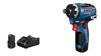 Bosch Professional 12V System Akku Bohrschrauber GSR 12V-35 HX (inkl. 2x Akku GBA 12V 3.0Ah, Schnellladegerät GAL 12V-40, Einlage, 1x Gürtelclip, 1x Bithalter) – Ansicht 1
