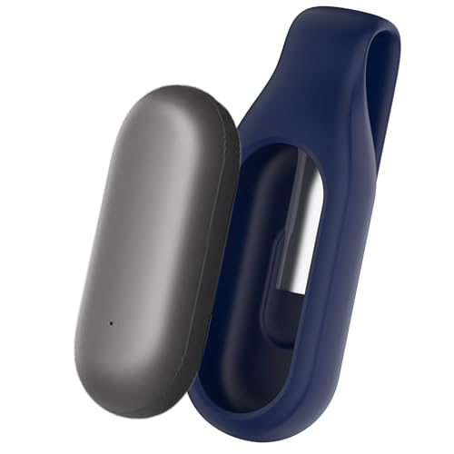 Blueshaweu Kompatibel mit PLAUD NotePin Sprachrekorder Clip Case, Weiche Silikon-Clip-Hülle mit Verschluss für NotePin AI-Sprachrekorder (Blau)