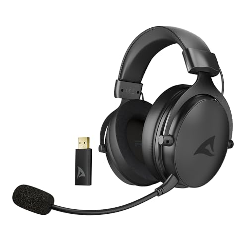 Sharkoon Skiller SGH40W Casque stéréo pour PC, Double Mode, sans Fil & TRRS