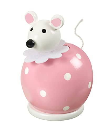 Handcrafted Mouse Wooden Money Box for Kids, Wooden Piggy Bank for Boys and Girls, Money Box with Coin Slot, Moneybox for Children by Orange Tree Toys