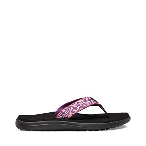 Teva Womens Women's W VOYA FLIP Flop, Minoa Geranium Pink, 9 Medium US