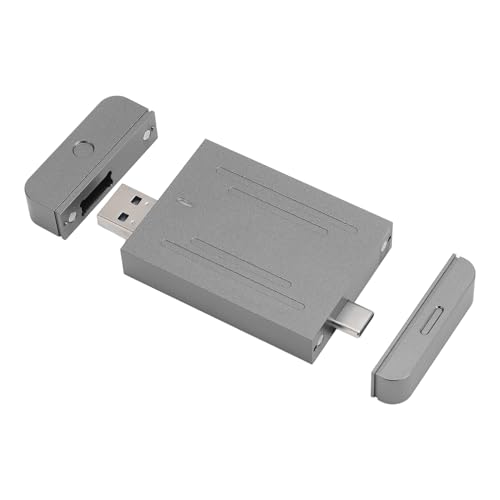 Lector de Tarjetas de Memoria Dual de 10 Gbps en Aleación de Aluminio para Mac 3