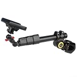 Fahrrad-Lenkerhalterung, Selfie-Kit, Handy-Kamera-Halterung, Klemme, Aluminiumlegierung, CNC-Präzision, 360 Grad drehbar, verstellbar, kompatibel mit 1/4-Zoll-Schraube