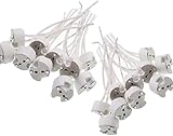 El paquete contiene: 20 piezas de portalámparas de cerámica GU5.3 / G4 / MR11 / MR16 (universal), tales como: lámpara halógena, bombilla LED, foco halógeno / LED, bombilla CFL, etc.