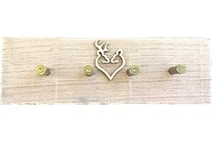 Browning Double Deer Country Wild West Key Holder for Rustic Ranch Cabin Lodge