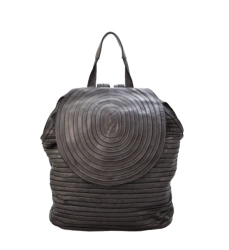Sac a dos en cuir véritable MEGAN 34x35x15cm fabriqué en Italie