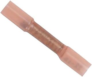 ANCOR MARINE GRADE 309025 Electrical Nylon Insulated Adhesive Lined Heat Shrink Butt Connectors (22 to 18-Gauge, 25-Pack)