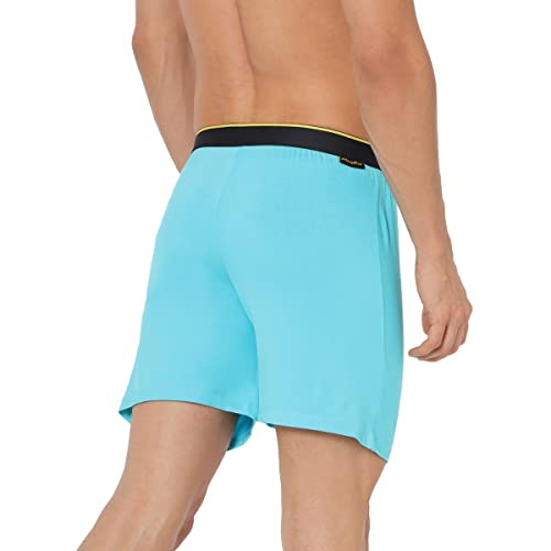 Image of Bummer Men's Modal Boxers (Pack of 1) (BOAQ01M Aquamarine M)