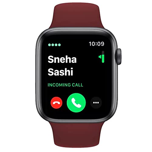 Image of Tokdis MX-1 Pro Bluetooth Calling Smartwatch - 1.69 inch LCD Display, Multiple Watch Faces, Sleep Monitor, Heart & SpO2 Monitoring, Multiple Sports Modes, Water Resistant (Wine, MX-1 Pro)