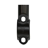 spiegelschelle 25mm  Spiegelschelle f. Brems- / Kupplungszylinder, schwarz mit M10 Motorrad Spiegelgewinde für 1 Zoll, ovale Löcher /Stück