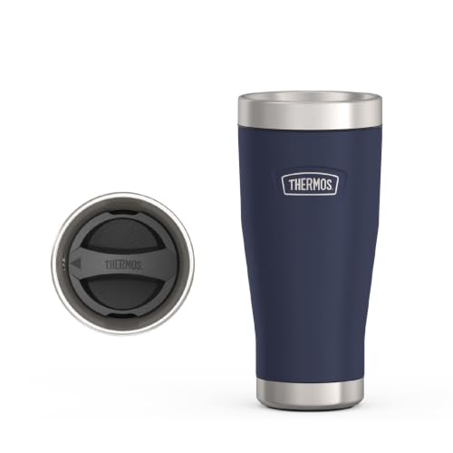 THERMOS ICON SERIES, Stainless Steel Tumbler, Mystic Navy, 16 oz