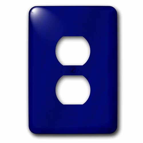 Housse de prise 2 prises bleu multicolore 3dRose Lsp_15487_6 pour décoration murale