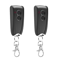 2 Stück Ersatz Handsender für EcoStar RSC2 433, Garagentoröffner Fernbedienung 433,92 Mhz 4 Kanäle Kompatibel mit Hormann EcoStar Liftronic 500/700/800, Portronic D2500/D5000/S4000