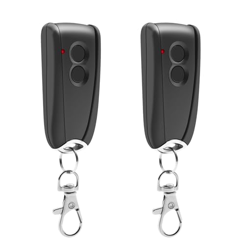 2 transmisores manuales de repuesto para EcoStar RSC2 433, abrelatas para puerta de garaje, control remoto de 433,92 MHz, 4 canales, compatible con Hormann EcoStar Liftronic 500/700/800