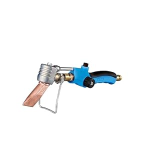 CFH KL 143 KL 143 Soldeerbout met koperbout met 240 g koperen bout, soldeerbrander met piëzo-ontsteking, soldeerapparaat voor zacht solderen aan dakgoten, koperen platen en verzinkte staalplaten
