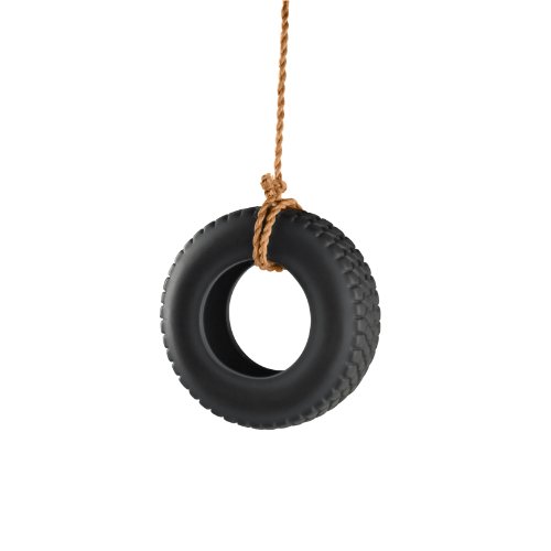 Image of Genuine Fred Swing TIME Tire Swing Bird Feeder - 5132177