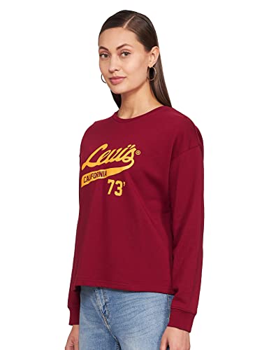 Image of Levi's Women's Cotton Regular Fit Styled Crew Neck Sweatshirt