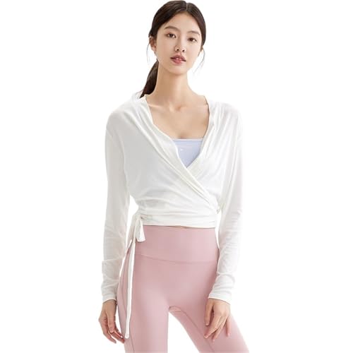 T-shirt de sport ample pour femme avec ourlet deux niveaux doux et bretelles