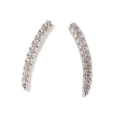 Boucles d'oreilles en échelle argent 925 et zircone : le cadeau d'anniversaire idéal
