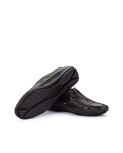 Image of PIKOLINOS Jerez 578-7399 Women's Slip-On Moccasins - Premium Calfskin Leather - Removable Cushioned Insole, Elastic Fit, Lightweight Everyday Comfort and Support