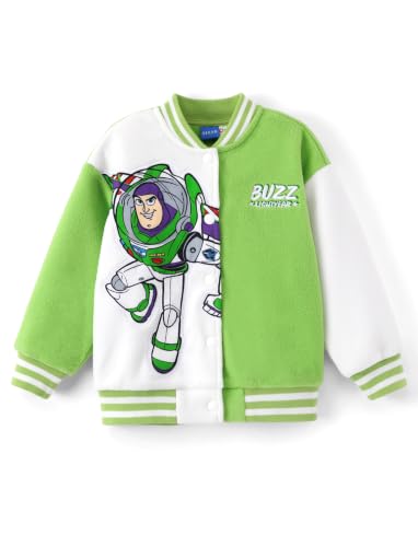 Image of Disney Marvel Bomber Jacket Spider Man Toy Story Cars Varsity Cardigan2-13Y | Officially Licensed Snap Button Coat,Fall Star Wars Graphic Cloth Top,Hulk Venom Stitch Mickey Lightning Mcqueen Kids Apparel