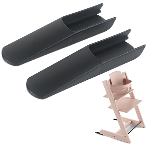 Cojín para Piernas para Trona,2 Piezas Fundas para Trona para Silla Alta,Antideslizantes para Trona,Protectores Antivuelco,Estable y Fácil de Operar,Adecuado para la Mayoría de Sillas de Comedor