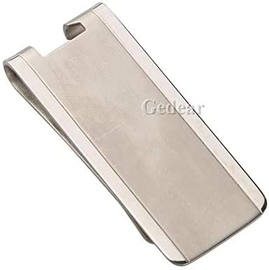 Vista 3 de Titular de la tarjeta de crédito de titanio delgado clip de dinero en efectivo herramienta EDC