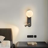 Lampe Murale Rotation à 350°: Les projecteurs peuvent être réglés à 350 degrés, vous permettant ainsi d'adapter l'angle de la lampe murale selon vos préférences personnelles. Elle répond à différents besoins et vous permet de déplacer librement et d'adapter la direction de la lumière pour obtenir le meilleur effet. La lampe de lecture n'éclaire pas toute la chambre et la lampe murale ne dérangera jamais vos membres de la famille.
