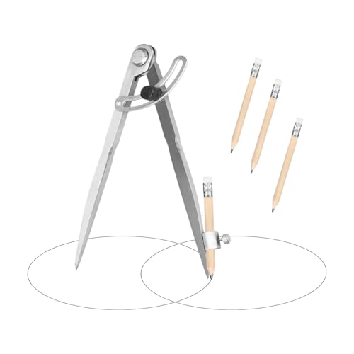 ZHYUAN Compas réglables,300 mm,Compas de traçage, Grands compas de charpentier, Compas de dessin technique, Compas de marquage,Compas de travail, avec...