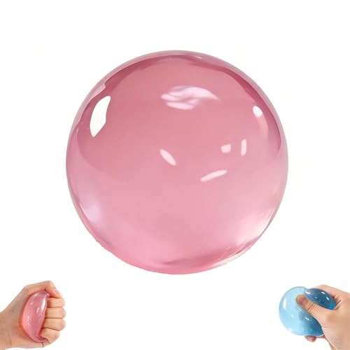 Coconut Oil Squishy Ball Soft Quiet Sensory Squishy Toys for Adults & Kids Anxiety Relief Calming Squeeze Gifts for Men Women (Pink)