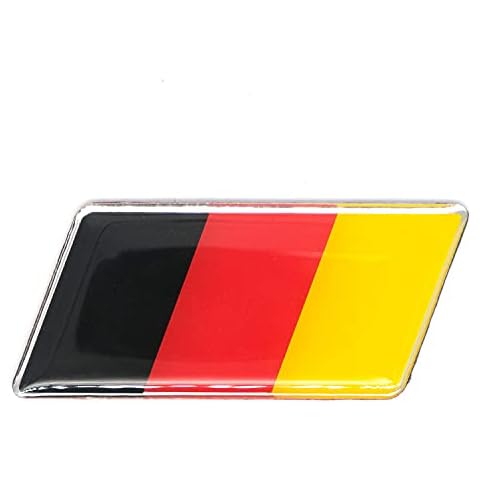 AutoE Auto Universal National Flag Front Grille Bumper Car Sticker Emblem Badge (Germany) Cover