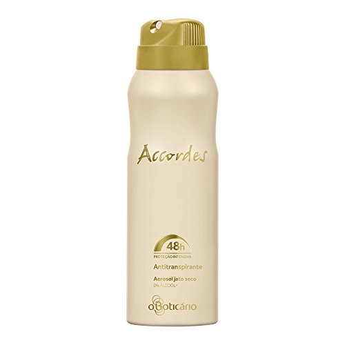 Linha Accordes Boticario - Desodorante Antitranspirante Aerosol 75 Gr - (Boticario Accordes Collection - Antiperspirant Deodorant Aerosol 4.22 Fl Oz)
