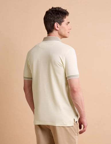 Image of U.S. Polo ASSN. Solid Slim Fit Polo T Shirts for Men - 100% Cotton, Half Sleeves Mens Tshirt