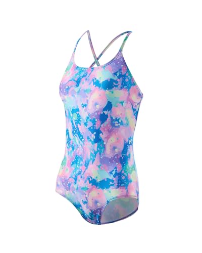 Image of Angel season Girls Swimsuits Kids Bathing Suit One Piece Swimwear with UPF 50+ Cute