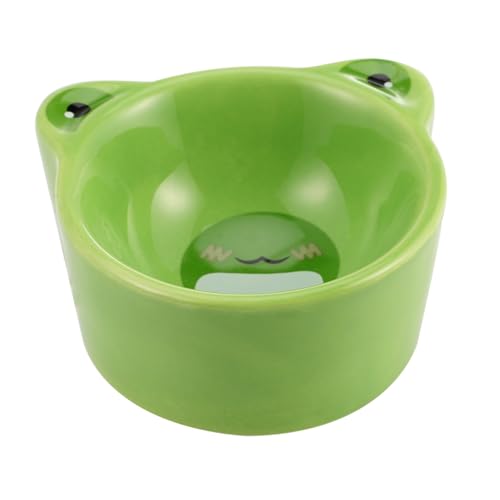 GANAZONO 防翻食盆 小動物用 ペット用食器 カートゥーンデザイン 食べやすい 食べこぼれ防止 餌皿 ハムスター モルモット向け