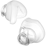 Medihealer 2 Packs Replacement Cushion for Wisp, Nasal Replacement Cushion for Wisp Fabric and Silicone Frame,Not Fit Dreamwisp,Great Value Supplies (S)