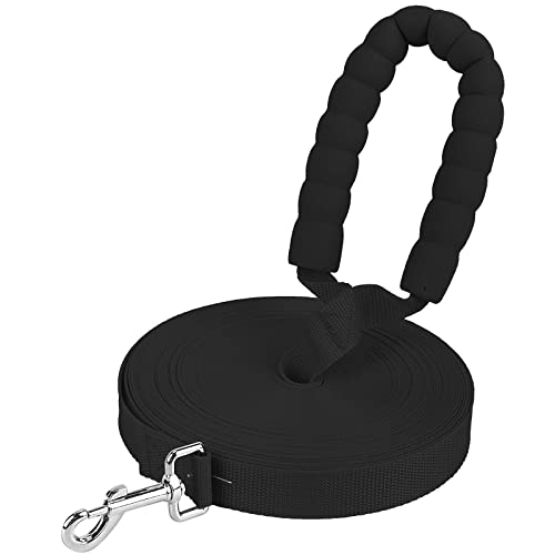 VENUSDALI Guinzaglio per Cani，3M Guinzaglio Lungo Nylon Guinzaglio Cani Resistente Leggero con Fibbia Lega Zinco con Manico Morbido, Per Cani di Taglia Media Grande