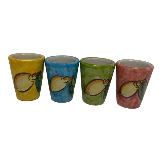 Ceramic Limoncello Glasses an Elegant Limoncello Glass