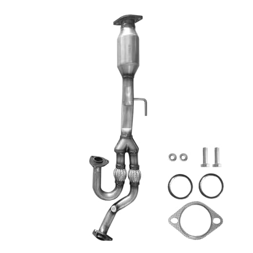 PARTS-DIYER Rear Catalytic Converter Exhaust Manifold Flex Pipe Replacement for 2004-2006 Nissan Maxima 2004-2009 Nissan Quest 3.5L 54686