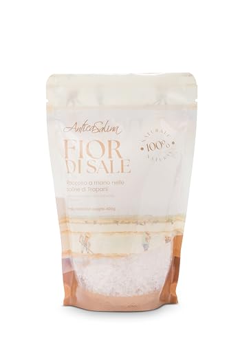 Fior di Sale Antica Salina Trapani-Marsala Integrale Raccolto a Mano 400g