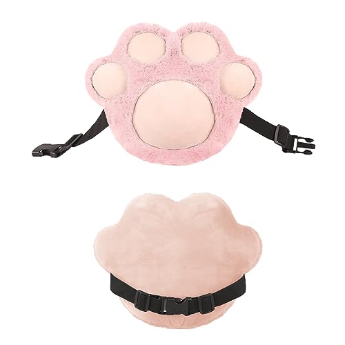 Image of Car Travel Pillow for Kids Car Seat Pillow Cute Cartoon Travel Pillow Cushion Breathable Head and Body Support Pillow for Sleeping Travel Neck Rest (Pink(Pillow+ Seatbelt Cover))