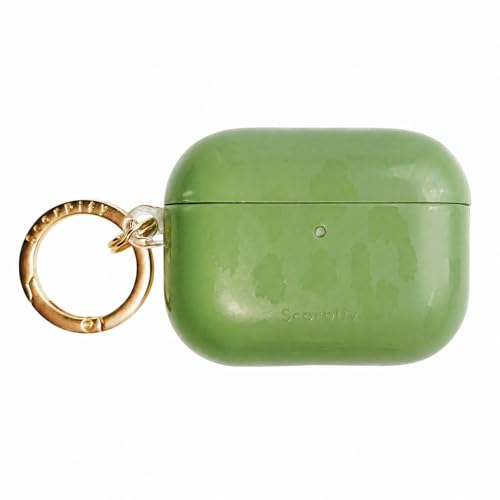 SCORPIFY AirPods Pro 3�P�[�X (��3����A2025�N) �L�[�`�F�[���t�� Apple AirPod Pro 3�Ή� ���킢���ی�n�[�h�V�F���J�o�[ ���C�����X�[�d�C���z���P�[�X �����p - ���X���I�p�[�h