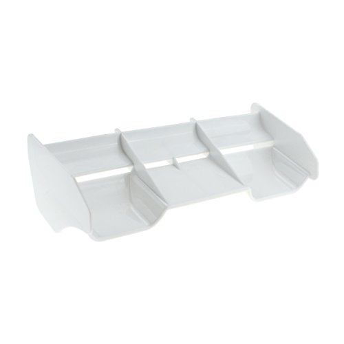 HobbyMarking RC Car 1/8 Off-Road Body Spoiler Hi-Down Force Rear Wing for 1:8 RC Buggy Drift Car Accessories Parts (White)