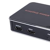 Yinhing Karta Graficzna Stabilna Karta Multimedialna HD 1080P z Wejściem Mikrofonowym do Gier Rozwiązanie Pamięci USB Typu „plug and play” do Nagrywania Gier