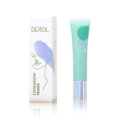 DEROL Eyeshadow Primer,Eye Primer Make Up Eyeshadow Base,Clear Waterproof Eyeshadow Primer for All shadows and Skin Types (05# Mint cream)