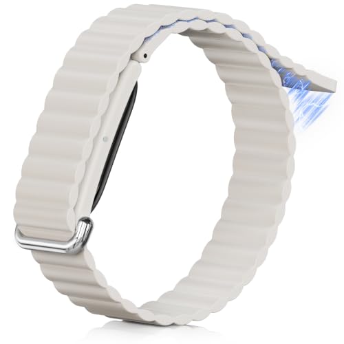 Google Fitbit Air�Ή����C�V���R���o���h�A�\�t�g�ŒʋC���̂��郏�[�N�A�E�g�ɓK���������p�X�g���b�v�A�j�����p �h�� �y�� ���̓}�O�l�b�g���X�g�o���h Fitbit Air�A�N�Z�T���[�p