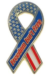 Gift HouseGift House Freedom Isn't Free Ribbon Pin