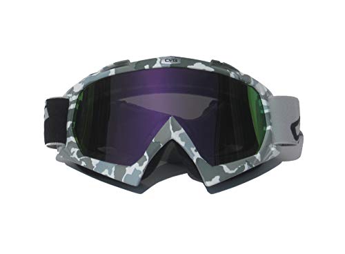 CRG Sports Motorcycle Goggle ATV Dirt Bike Off Road Racing Motocross Goggles for Men, Women, Adults
