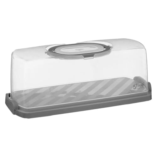 Paris Prix Five Simply Smart - Boîte de Conservation Gâteaux Cake 36cm Gris